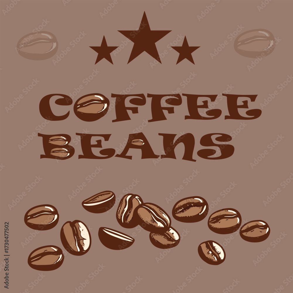 Obraz premium coffee beans and coffee