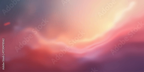 Abstract colourful light background with sky and sun rays