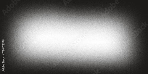 Smooth black and white gradient background with soft vignette texture. Minimal abstract backdrop for design, poster, or digital art. Modern grayscale template effect.