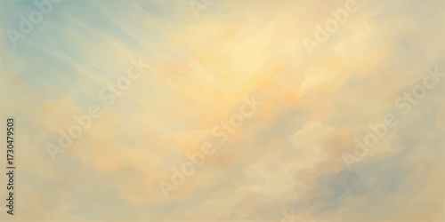 An old, textured paper background with a moody sky and abstract, dark clouds