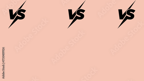 Versus battle competition comparison contest duel fight gaming match opposition rivalry sport tournament vs symbol