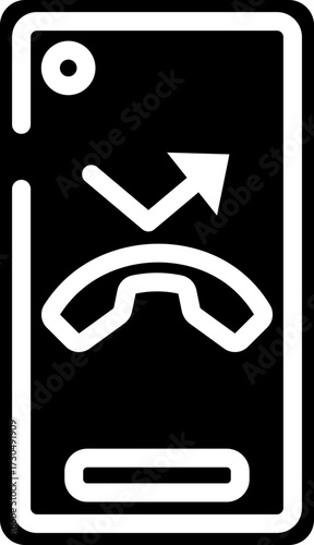 Missed Call Notification on Smartphone Screen
