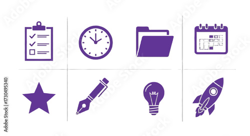 Achieve success with strategic planning and innovative ideas, set goals, manage time effectively, and organize files for optimal productivity, a fresh startup