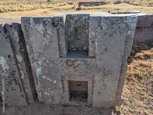 H-Shaped Mysterious Stone at Puma Punku Bolivia