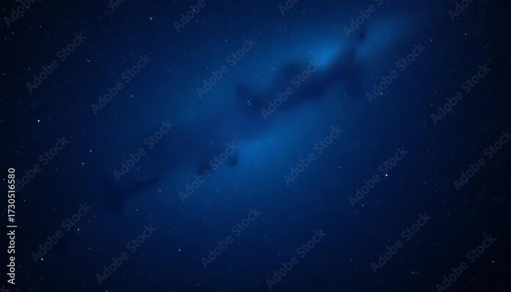Fototapeta premium Vast, starless night sky, deep indigo hues, cosmic dust, dark, sky