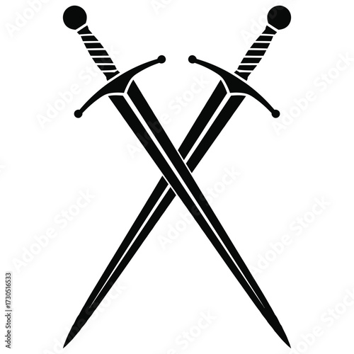 two crossed swords