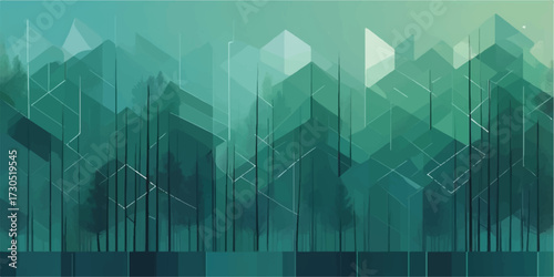 Futuristic blue technology background with abstract digital data lines for business growth illustration and financial market concept design