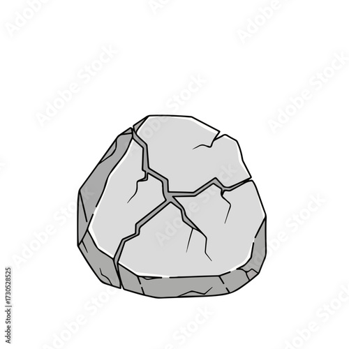 Cracked Rock