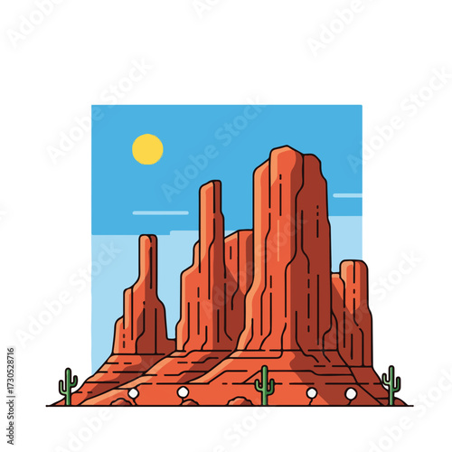 Desert Rock Formation