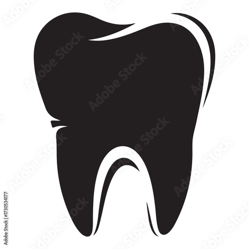 dental logo design vector silhouette  vector  illustration design.