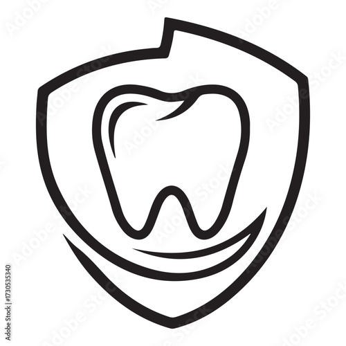 dental logo design vector silhouette  vector  illustration design.