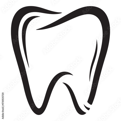 dental logo design vector silhouette  vector  illustration design.