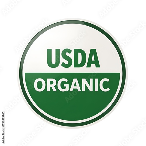 Certified Organic Badge Close-Up