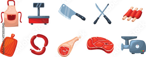 Butcher collection set