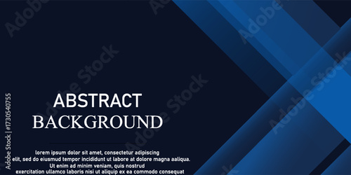 Blue black abstract background geometry shine and layer element vector for presentation design. Suit for business, corporate, institution, party, festive, seminar, and talks