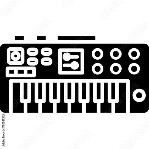 Keyboard Synth Icon