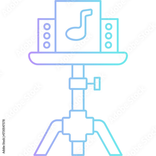 Music Stand Icon