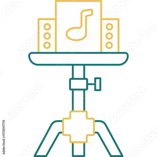 Music Stand Icon