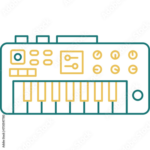 Keyboard Synth Icon