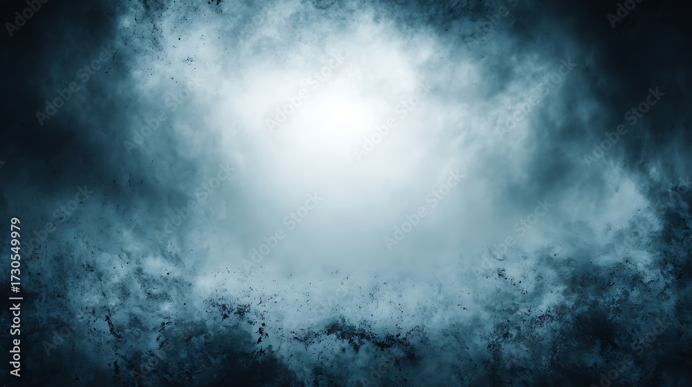 Fototapeta premium Abstract Blue Water Splash Background with Dynamic Motion and Bright Center