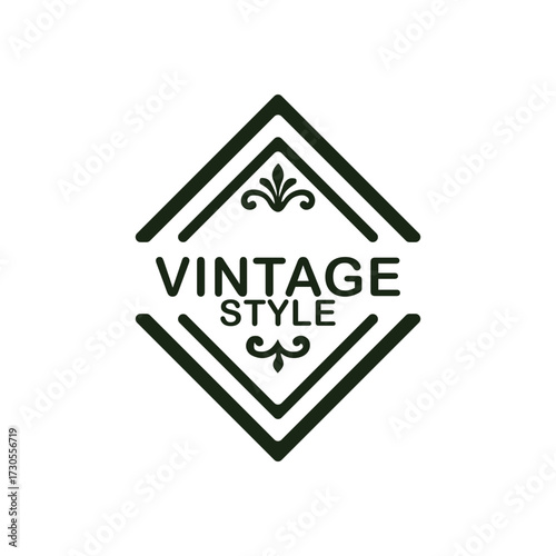 Vintage Style Badge Logo Template Design