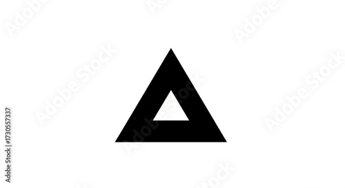 Free Download Black triangle graphic against white background - GFXLoad