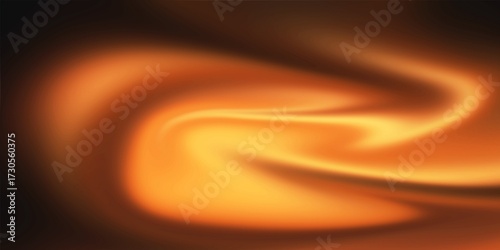 Warm Orange and Brown Abstract Swirls with Soft Focus fluid
