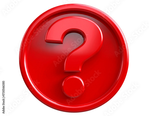 Firefly_Elegant yellow satin bow for decorations - Firefly_Glossy red question mark symbol on transparent background