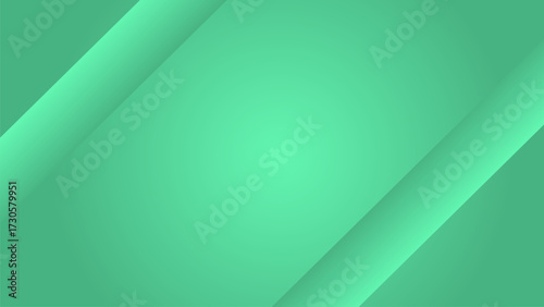 Vibrant green abstract background features diagonal lines creating dynamic and modern design. gradient effect adds depth and interest, making it suitable for digital or graphic design projects