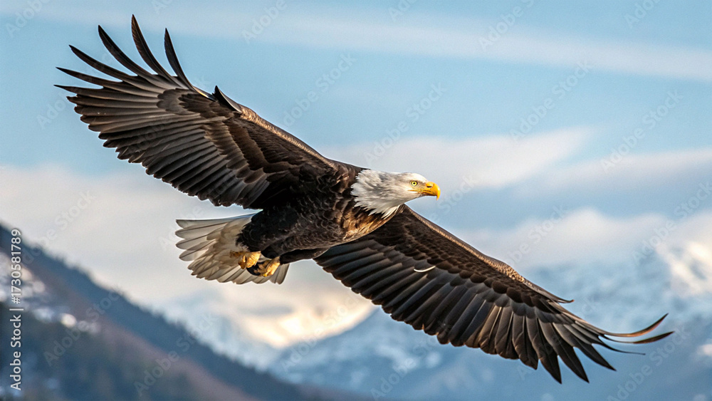 Obraz premium american bald eagle