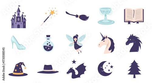 Magical Fantasy Elements Collection.
