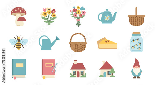 springtime garden and home items.