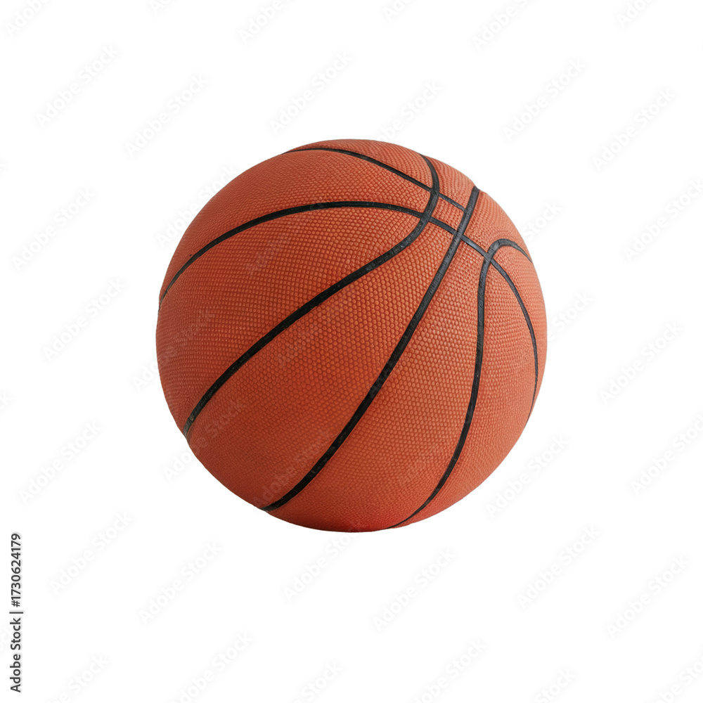 Fototapeta premium basketball ball isolated on white