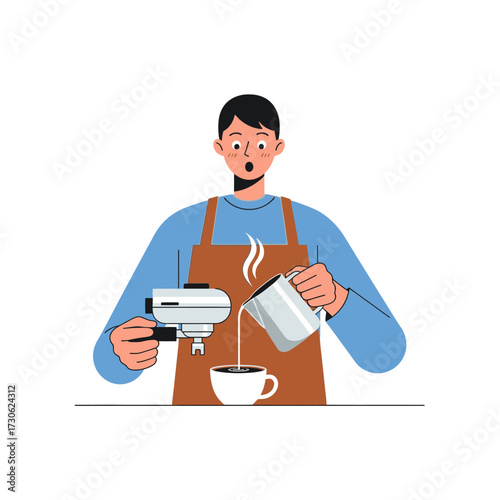 waiter with tray