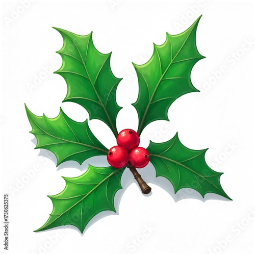 holly berries and holly