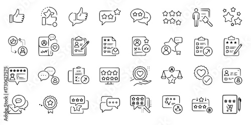 set of icons