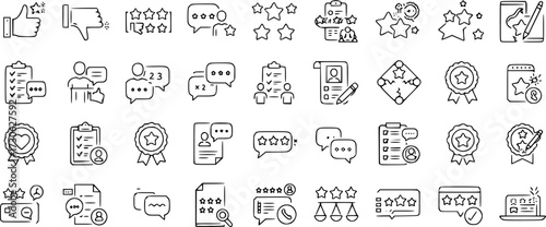set of icons