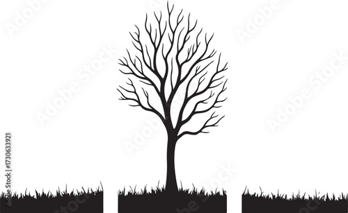 Tree Wall Art Panel Bundle | Laser Cut Digital Design Files for Home Decor