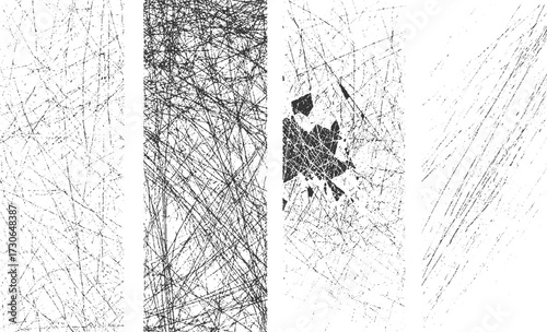 grunge Stamp Overlay Textures – Damaged Paint, Ink Splashes, Splay Effect, Old set Distressed vector design on transparent background.
