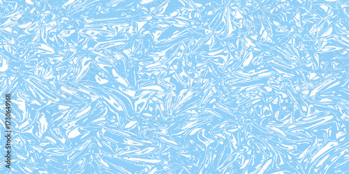 Seamless pattern of blue sea salt crystal texture and frosty winter water surface design background. purity, frost, glass, backgrounds, textured, closeup, color, natural, window, decoration