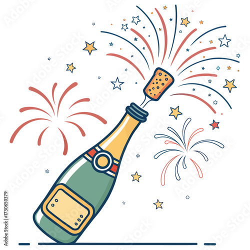 champagne, Adobe Illustrator Artwork