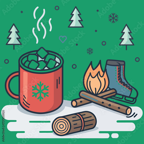 Christmas, Adobe Illustrator Artwork