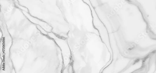 Luxurious white Carrara statuaries marble texture background. Calacatta glossy marble with gray streaks. Luxury White Marble texture background vector. Luxurious floor marbling texture design.