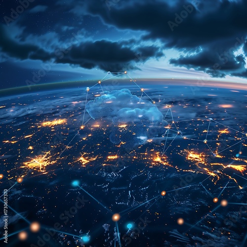 Earth Network Connection.