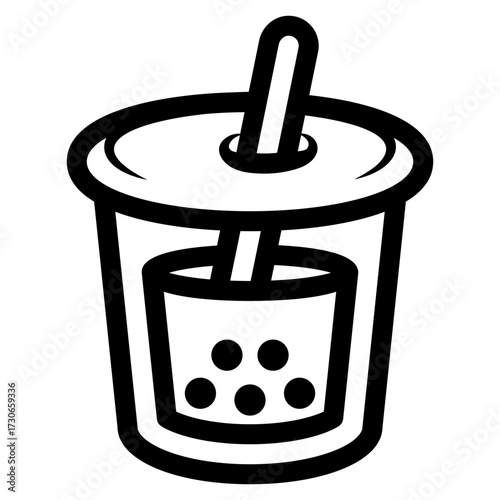 bubble tea drink icon