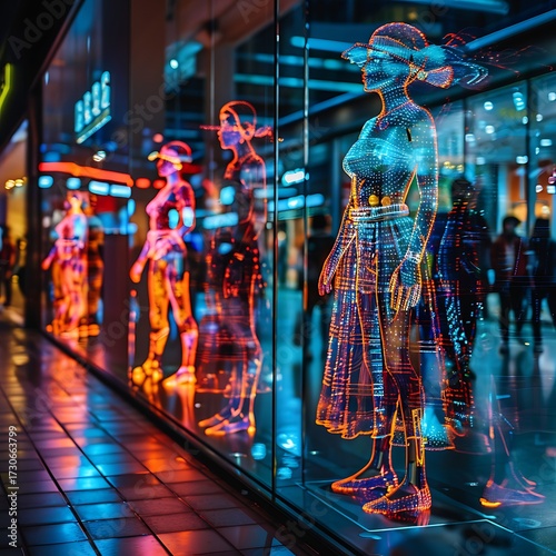 Mall Window Display.