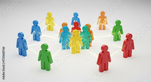 Diverse Group of People Gathering.