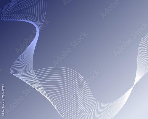 Elegant abstract vector wavy thin line pattern wallpaper design
