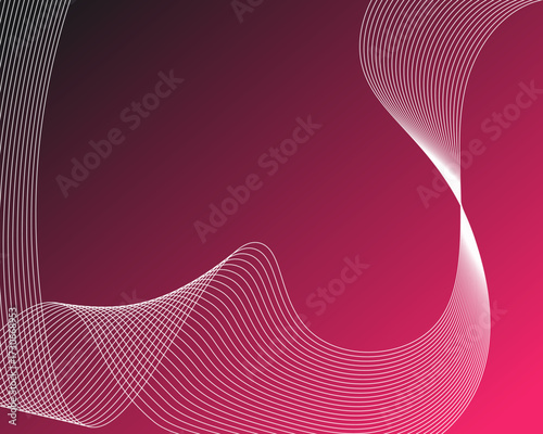 Elegant abstract vector wavy thin line pattern wallpaper design