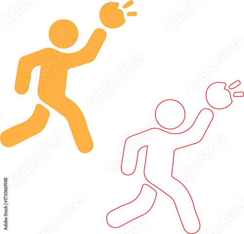 Creative illustration of water polo players in action depicting competition and team spirit